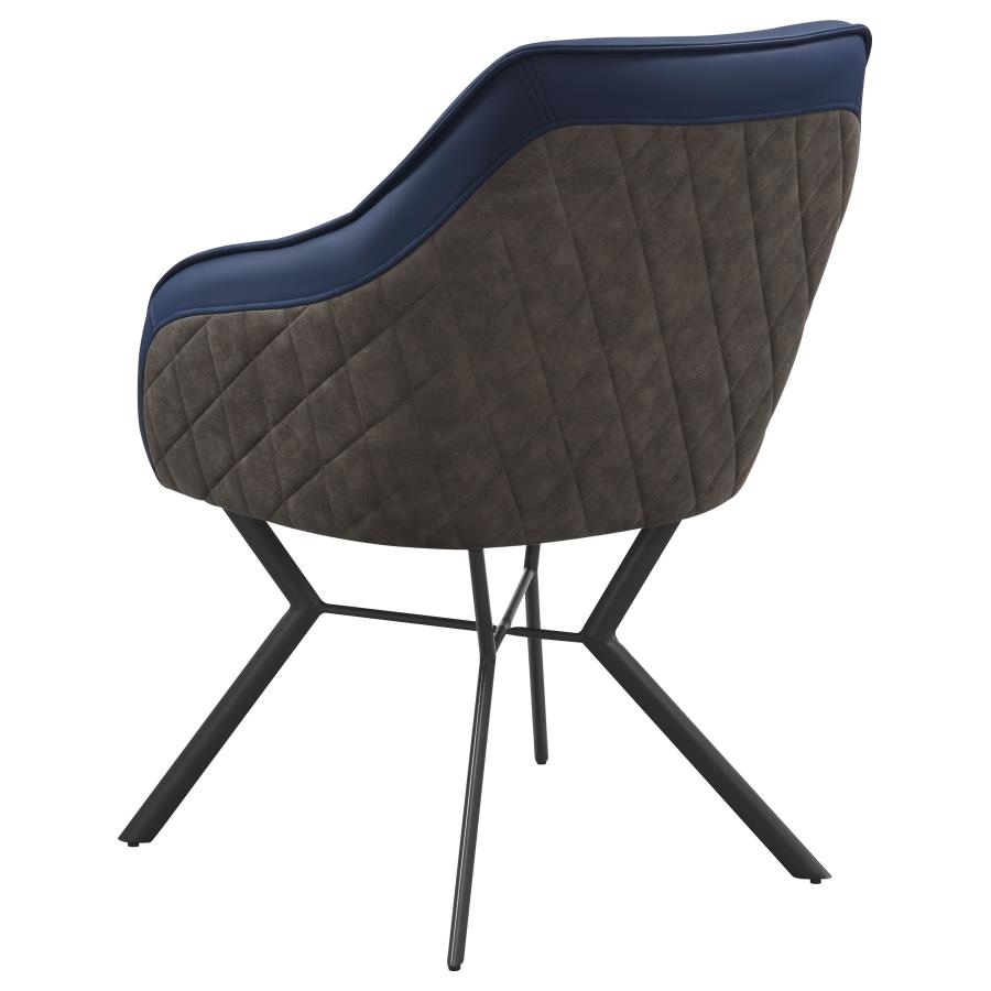 Mayer Blue Arm Chair - furniture place usa
