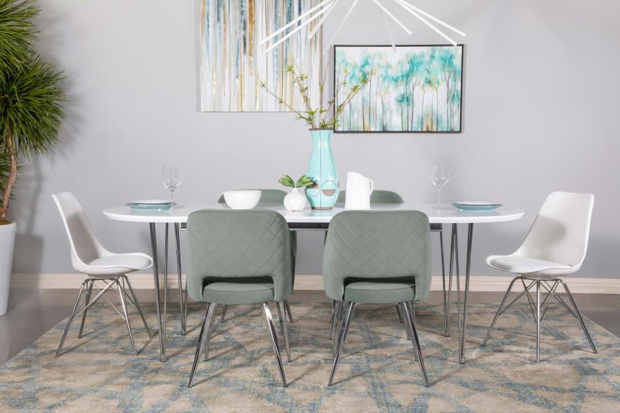 Hastings Grey Side Chair - furniture place usa