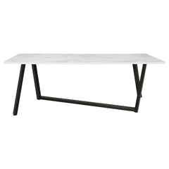 Mayer White Dining Table - furniture place usa