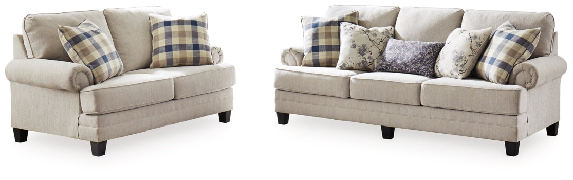 Meggett Sofa and Loveseat - furniture place usa