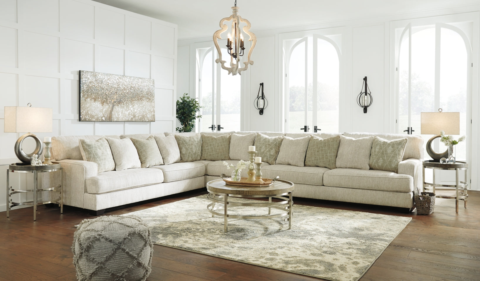 Rawcliffe 4-Piece Sectional - furniture place usa