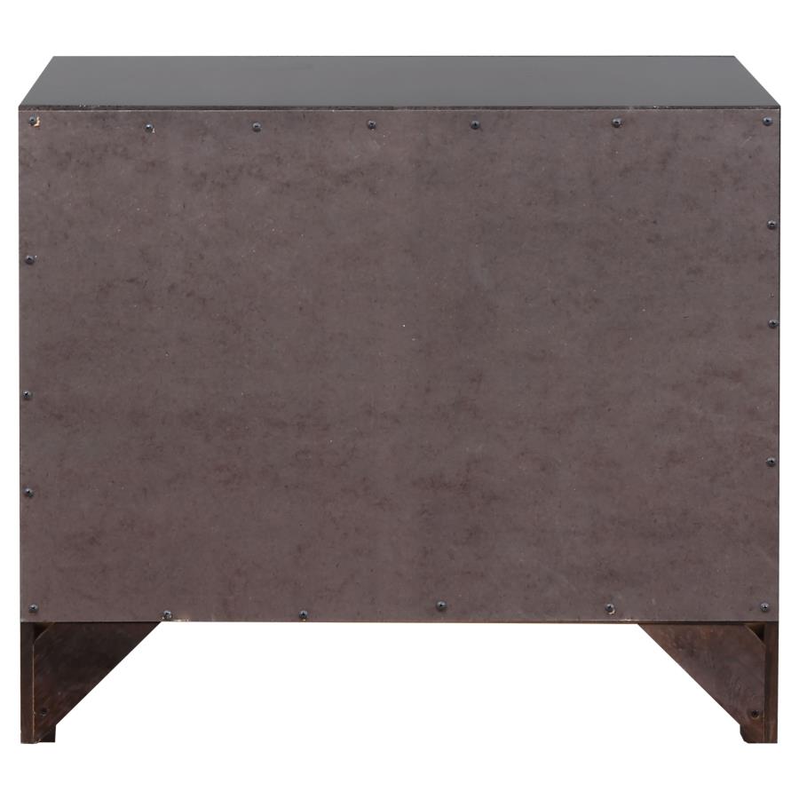 Phoenix Brown Nightstand - furniture place usa