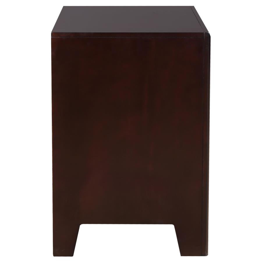 Phoenix Brown Nightstand - furniture place usa