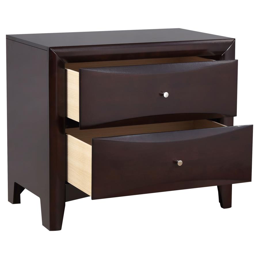 Phoenix Brown Nightstand - furniture place usa