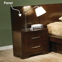 Jessica Brown Nightstand Back Panel - furniture place usa