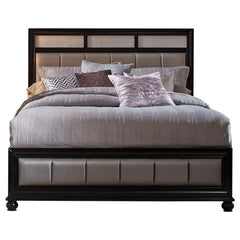 Barzini Black California King Bed - furniture place usa