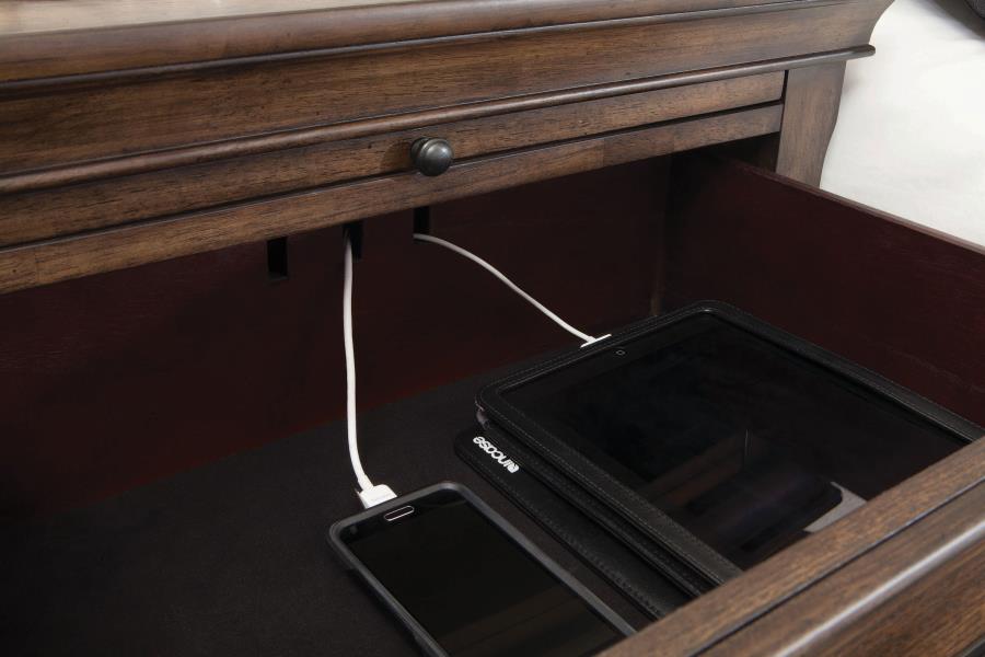 Franco Brown Nightstand - furniture place usa