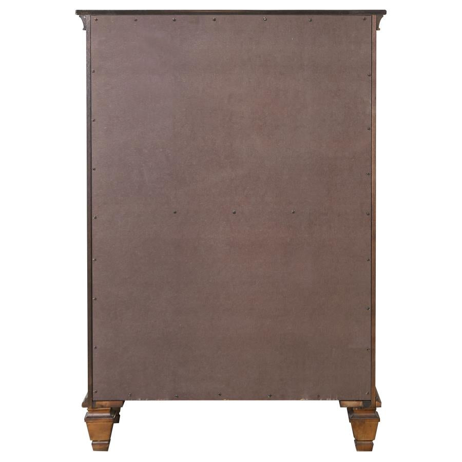 Franco Brown Chest - furniture place usa