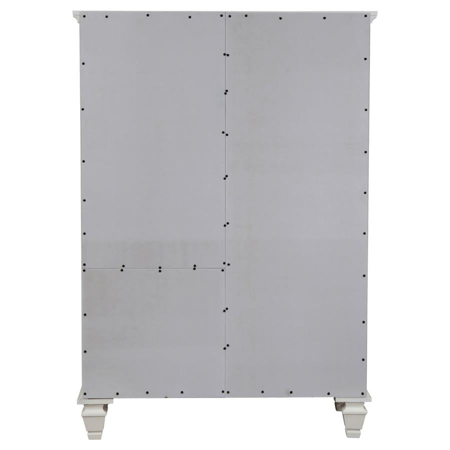 Sandy Beach Ivory Door Chest - furniture place usa