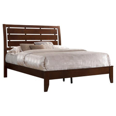 Serenity Brown California King Bed 4 Pc Set - furniture place usa