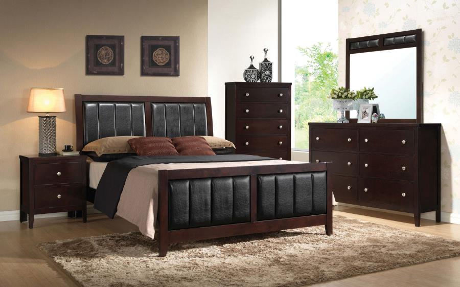 Carlton Brown California King Bed - furniture place usa