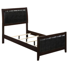 Carlton Brown Twin Bed - furniture place usa