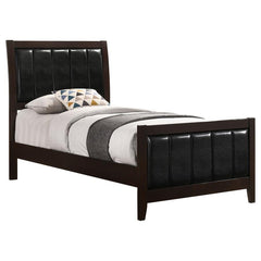 Carlton Brown Twin Bed - furniture place usa