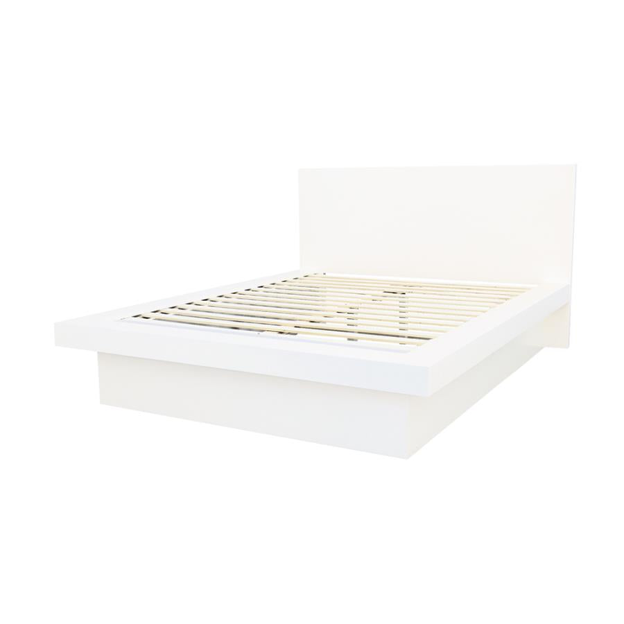 Jessica White Queen Bed - furniture place usa