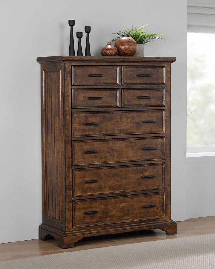 Elk Grove Brown Chest - furniture place usa