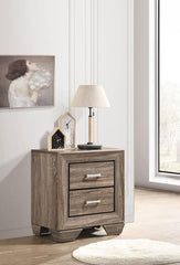Kauffman Brown Nightstand - furniture place usa