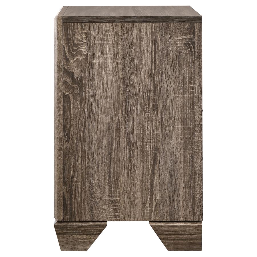 Kauffman Brown Nightstand - furniture place usa