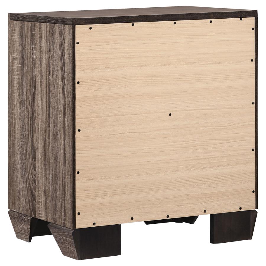 Kauffman Brown Nightstand - furniture place usa
