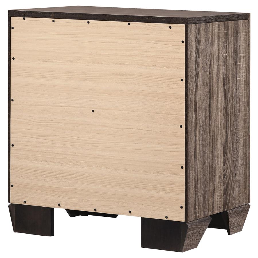 Kauffman Brown Nightstand - furniture place usa
