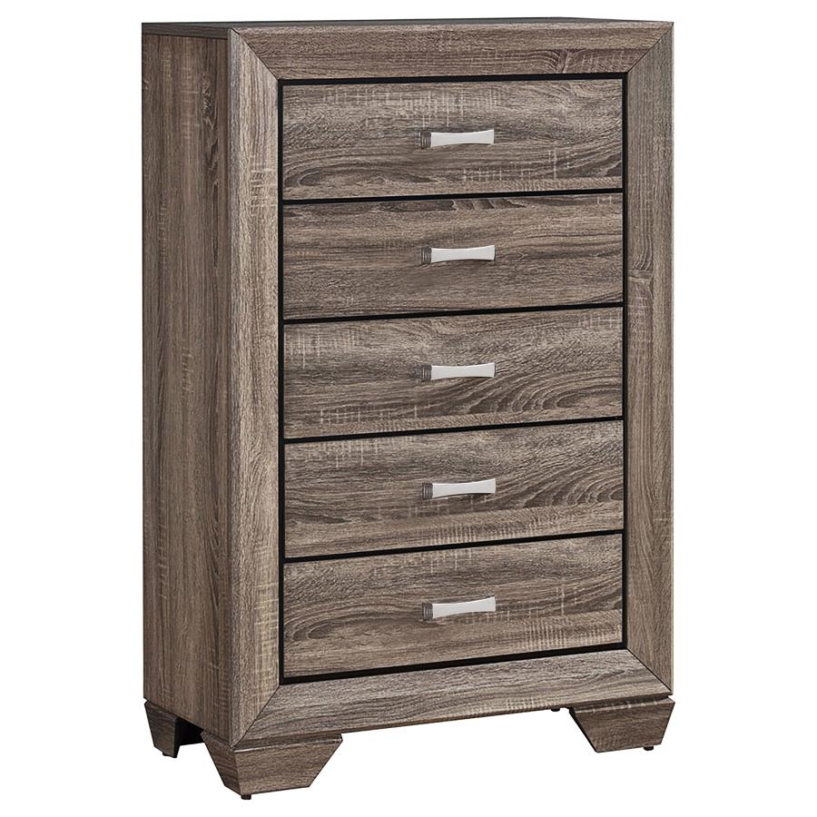 Kauffman Brown Chest - furniture place usa
