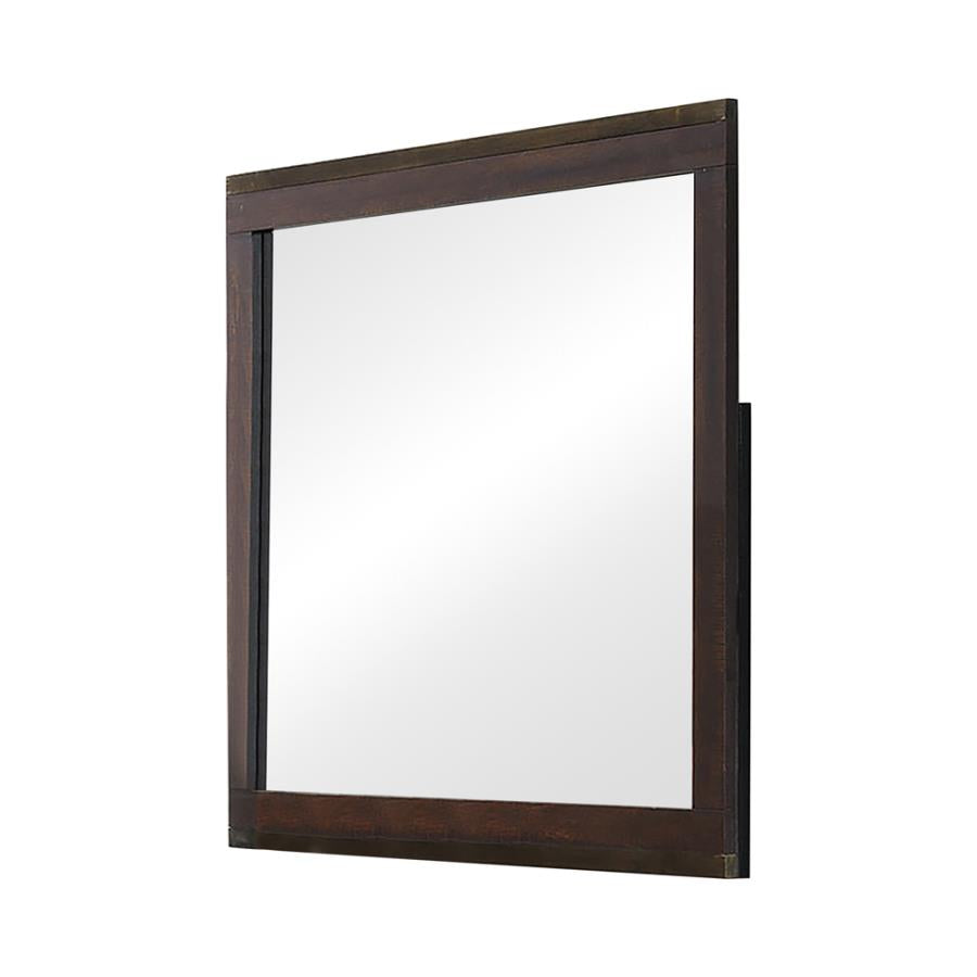 Edmonton Brown Dresser Mirror - furniture place usa