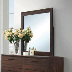 Edmonton Brown Dresser Mirror - furniture place usa