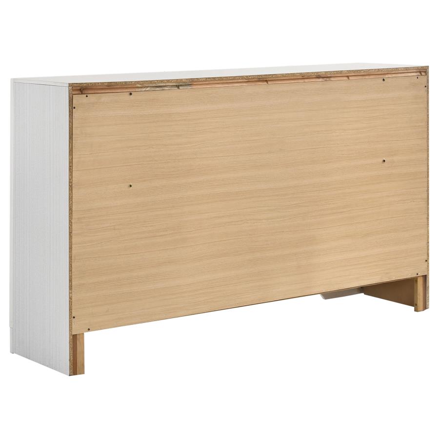 Miranda White Dresser - furniture place usa