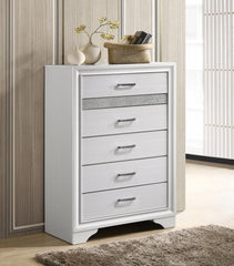 Miranda White Chest - furniture place usa