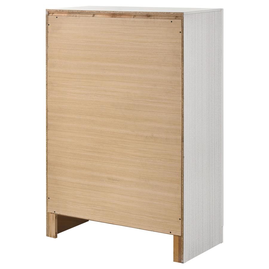 Miranda White Chest - furniture place usa