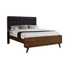 Robyn Brown Queen Bed 5 Pc Set - furniture place usa