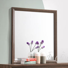 Brandon Brown Dresser Mirror - furniture place usa