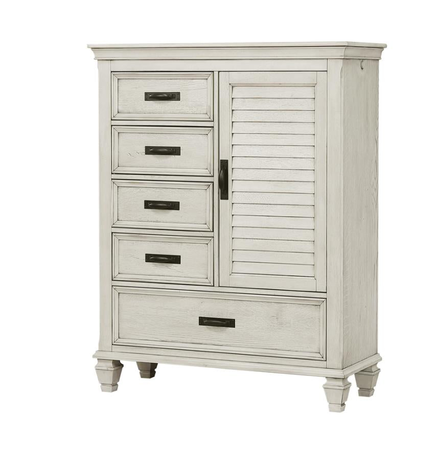 Franco Ivory Door Chest - furniture place usa