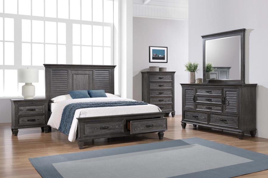 Franco Grey Chest - furniture place usa