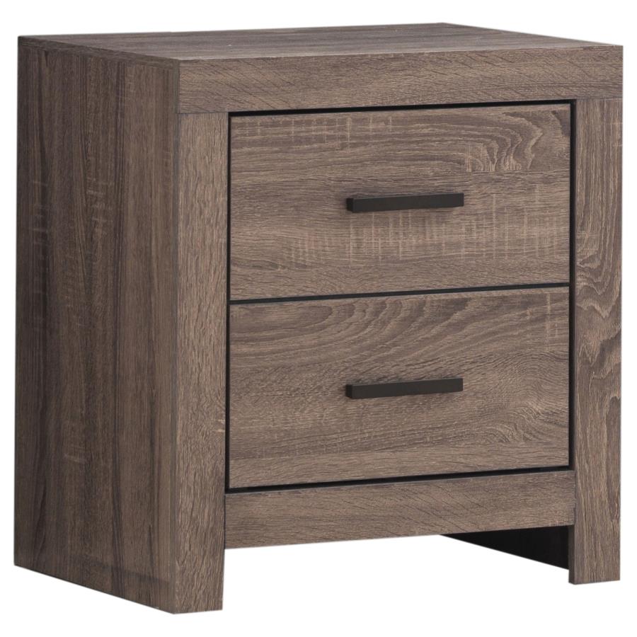 Brantford Brown Eastern King Bed 5 Pc Set - furniture place usa