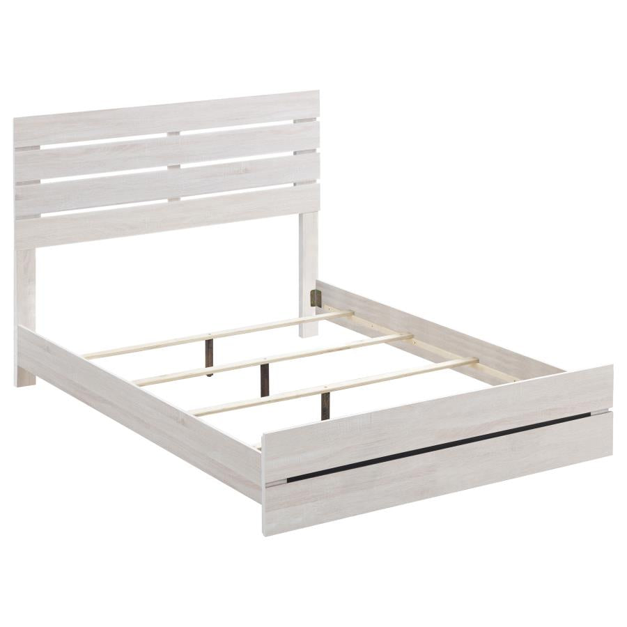Brantford Ivory Queen Bed - furniture place usa