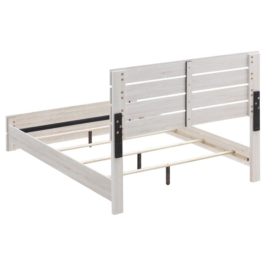 Brantford Ivory Queen Bed - furniture place usa