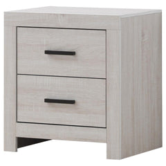 Brantford Ivory Nightstand - furniture place usa