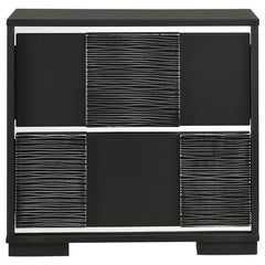 Blacktoft Black Nightstand - furniture place usa