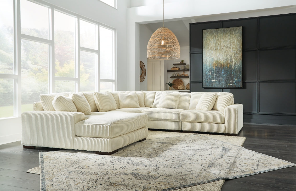 Lindyn 5-Piece Sectional with Ottoman - PKG014505 - furniture place usa