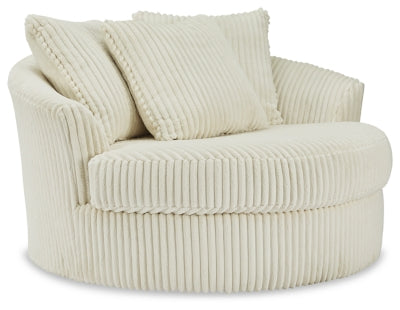 Lindyn Oversized Swivel Accent Chair - furniture place usa
