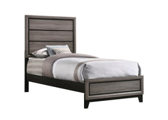 Watson Grey Twin Bed - furniture place usa