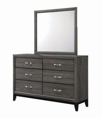 Watson Grey Dresser Mirror - furniture place usa
