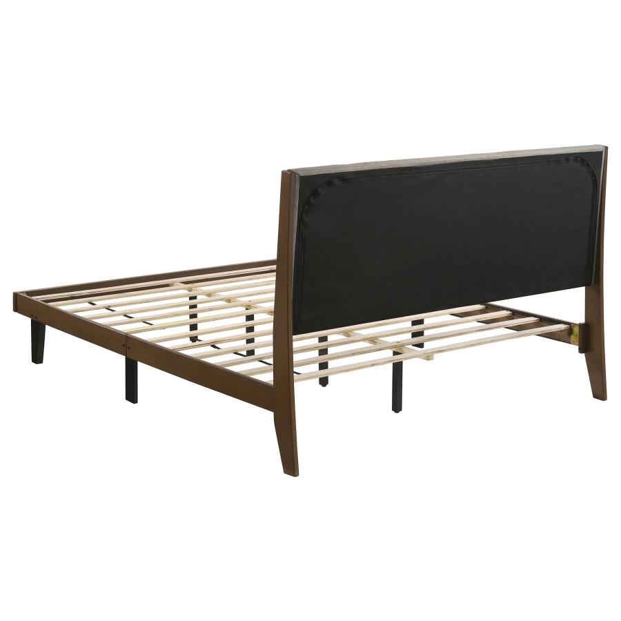 Mays Brown Queen Bed 4 Pc Set - furniture place usa