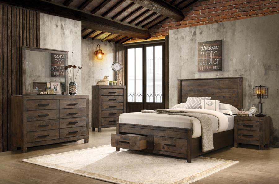 Woodmont Brown Chest - furniture place usa
