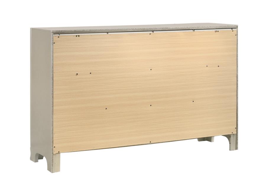 Salford Silver Dresser - furniture place usa