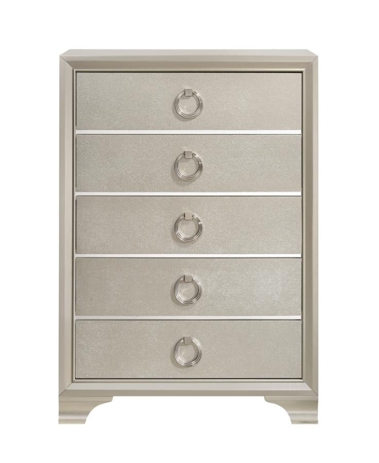 Salford Silver Chest - furniture place usa