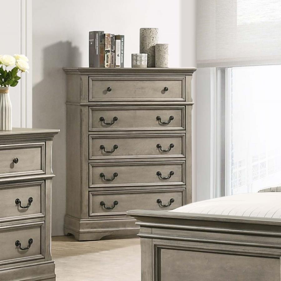 Manchester Brown Chest - furniture place usa