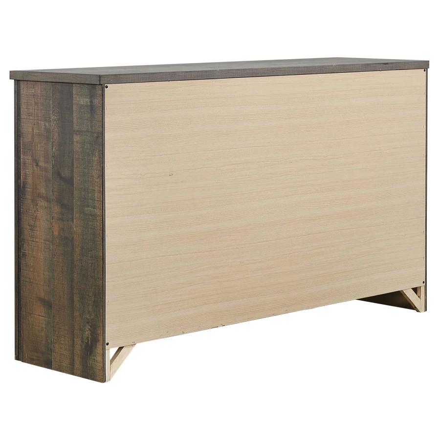 Frederick Brown Eastern King Bed 4 Pc Set - furniture place usa