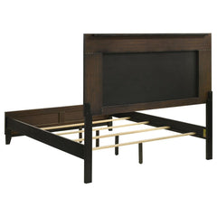 Valencia Brown Queen Bed 4 Pc Set - furniture place usa