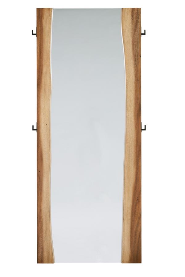 Winslow Brown Floor Mirror - furniture place usa